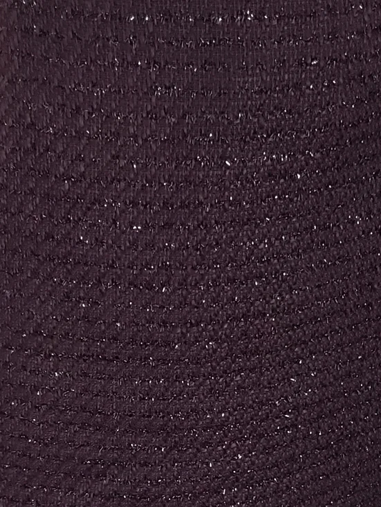 Calvin Klein Sparkle Knit A-Line Skirt - Wine - Picture 6 of 11
